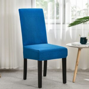 Blue Waterproof Cover for a dining chair