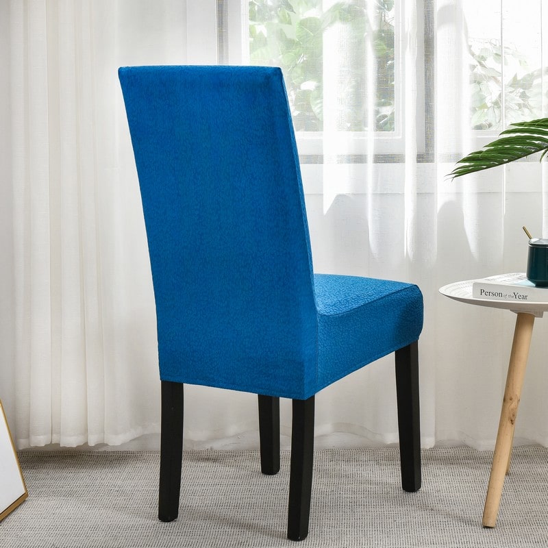 Blue Waterproof Cover for a dining chair 3 Blue Waterproof Cover for a dining chair - Image 3