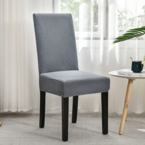 Gray Waterproof Cover for a dining chair