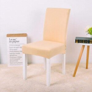 Beige Cover for a dining chair
