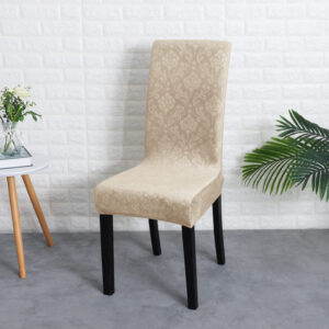 Beige Velvet Cover for a dining chair
