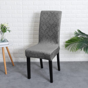 Charcoal Gray Velvet Cover for a dining chair