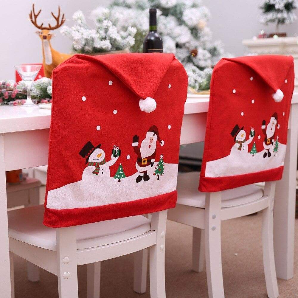 Christmas Cover for a dining chair 1 Christmas Cover for a dining chair