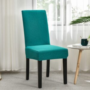Teal Waterproof Cover for a dining chair