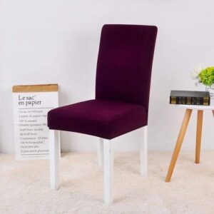Plum Cover for a dining chair