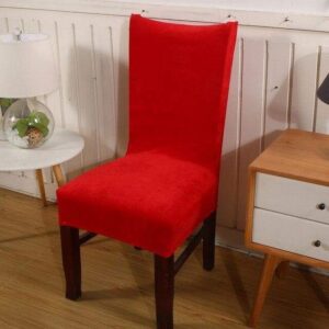 Red Velvet Cover for a dining chair