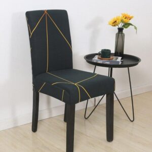 Linen Gold Cover for a dining chair