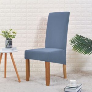 Wide Gray Cover for a dining chair