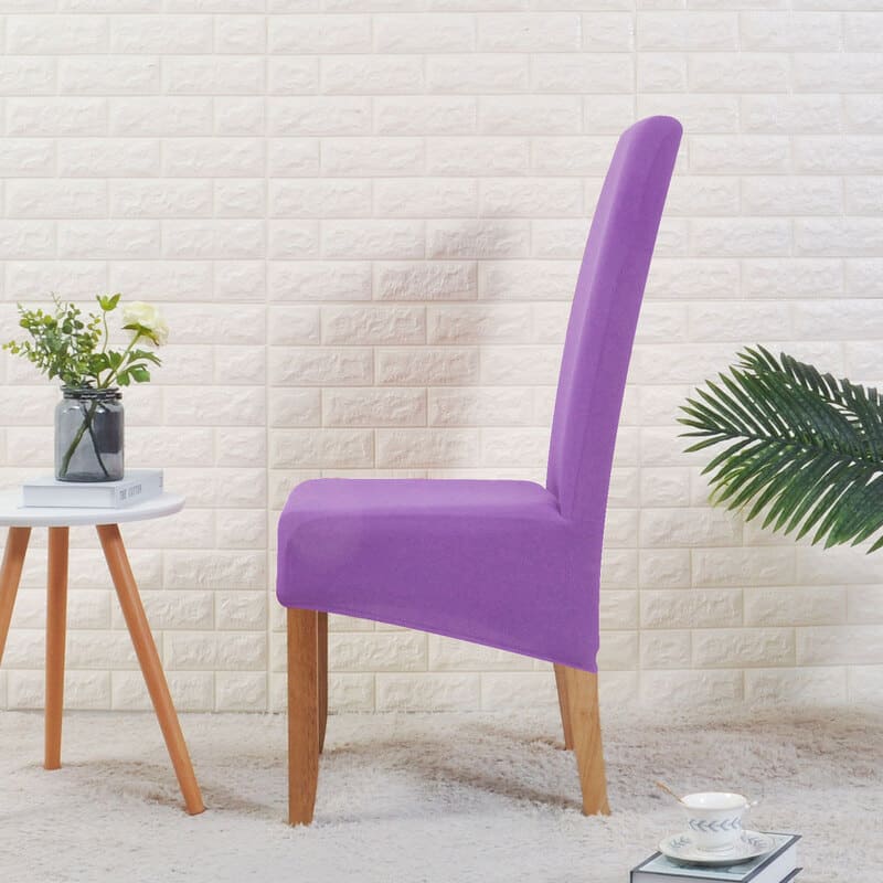 Wide Lavender Cover for a dining chair 3 Wide Lavender Cover for a dining chair - Image 3