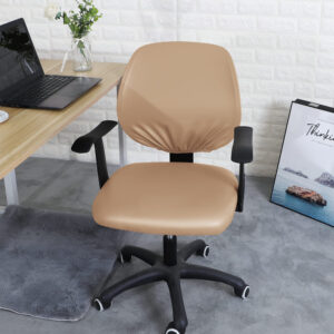 Leather Camel Cover for an office chair