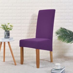 Large Purple Cover for a dining chair